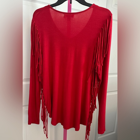 John Paul Richard Fringe Top - Picture 2 of 5